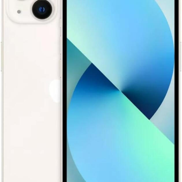 Apple iPhone 13, 128GB, Starlight - GSM Carriers (Renewed Premium)