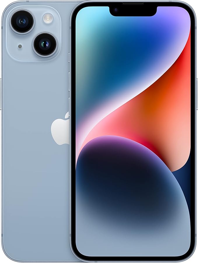 Apple iPhone 14, 128GB, Blue for Verizon (Renewed Premium)