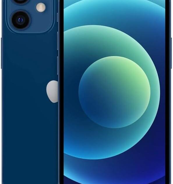Apple iPhone 12 Mini, 64GB, Blue - Unlocked (Renewed)