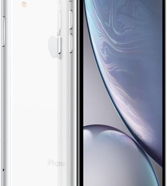 Apple iPhone XR, US Version, 64GB, White - GSM Carriers (Renewed)