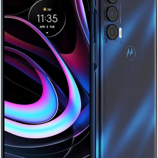 Motorola Edge | 2021 | 2-Day Battery | Unlocked | Made for US by Motorola | 8/256GB | 108MP Camera | Nebula Blue (Renewed)