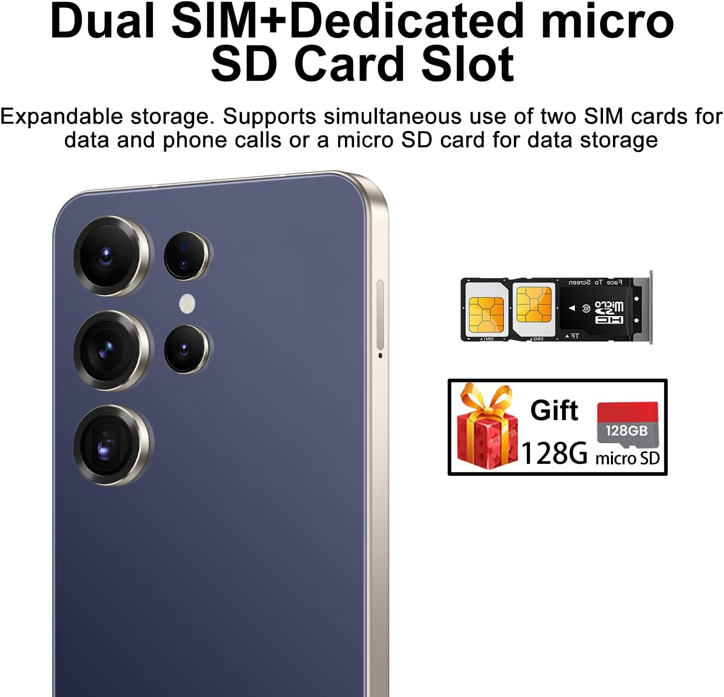 Unlocked Smart Phone | X25 Ultra Android Phone | 8+128GB+128GB Unlocked Cell Phone | 6.8 - Image 4