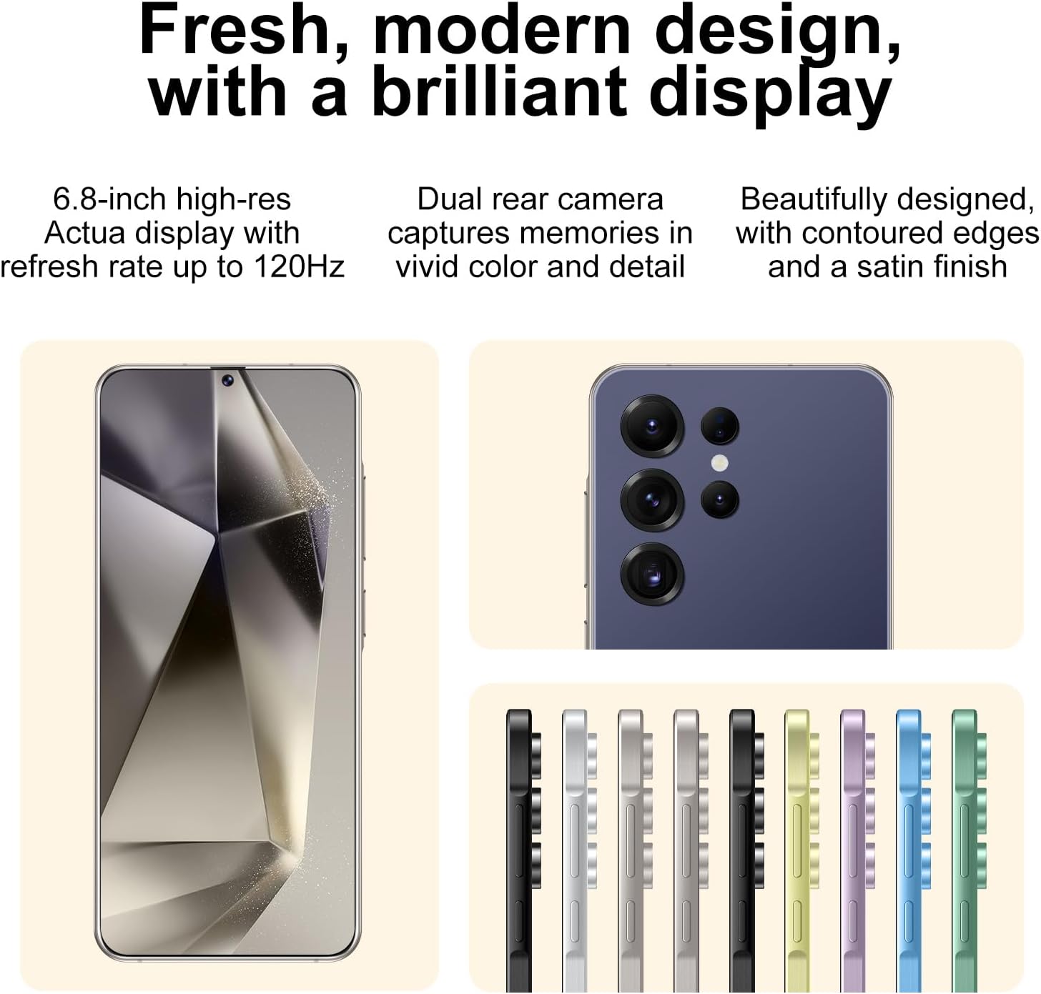 Unlocked Smart Phone | X25 Ultra Android Phone | 8+128GB+128GB Unlocked Cell Phone | 6.8 - Image 3